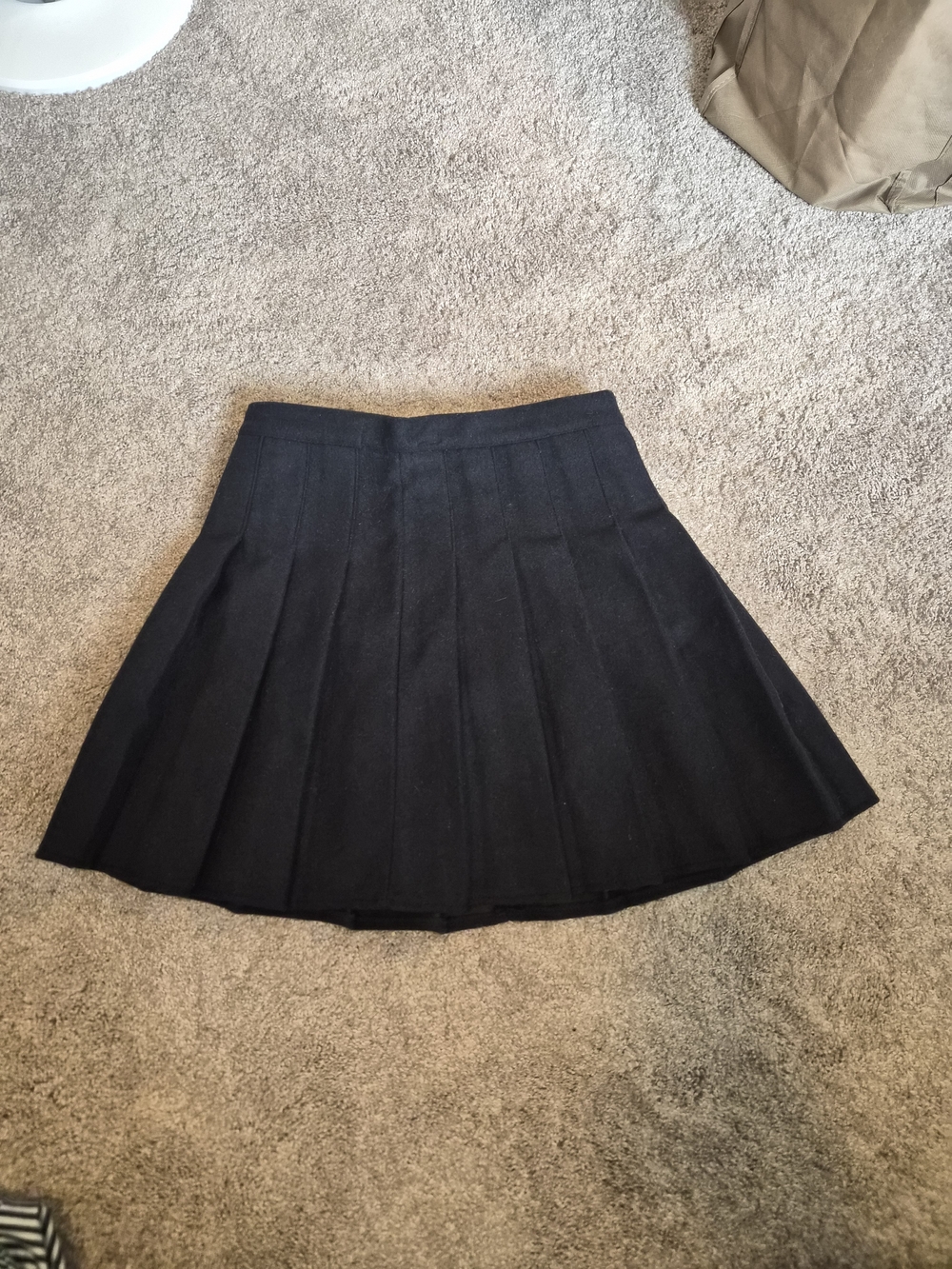 Dark Navy Pleated Skirt - Women
